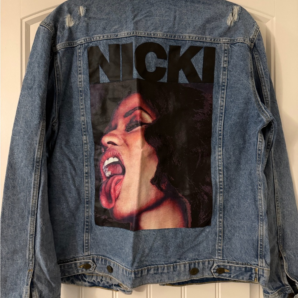 H&M Nicki Minaj Denim Jacket